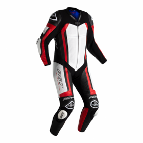 RST PRO SERIES AIRBAG CE MENS LEATHER SUIT- WHITE /RED /BLACK